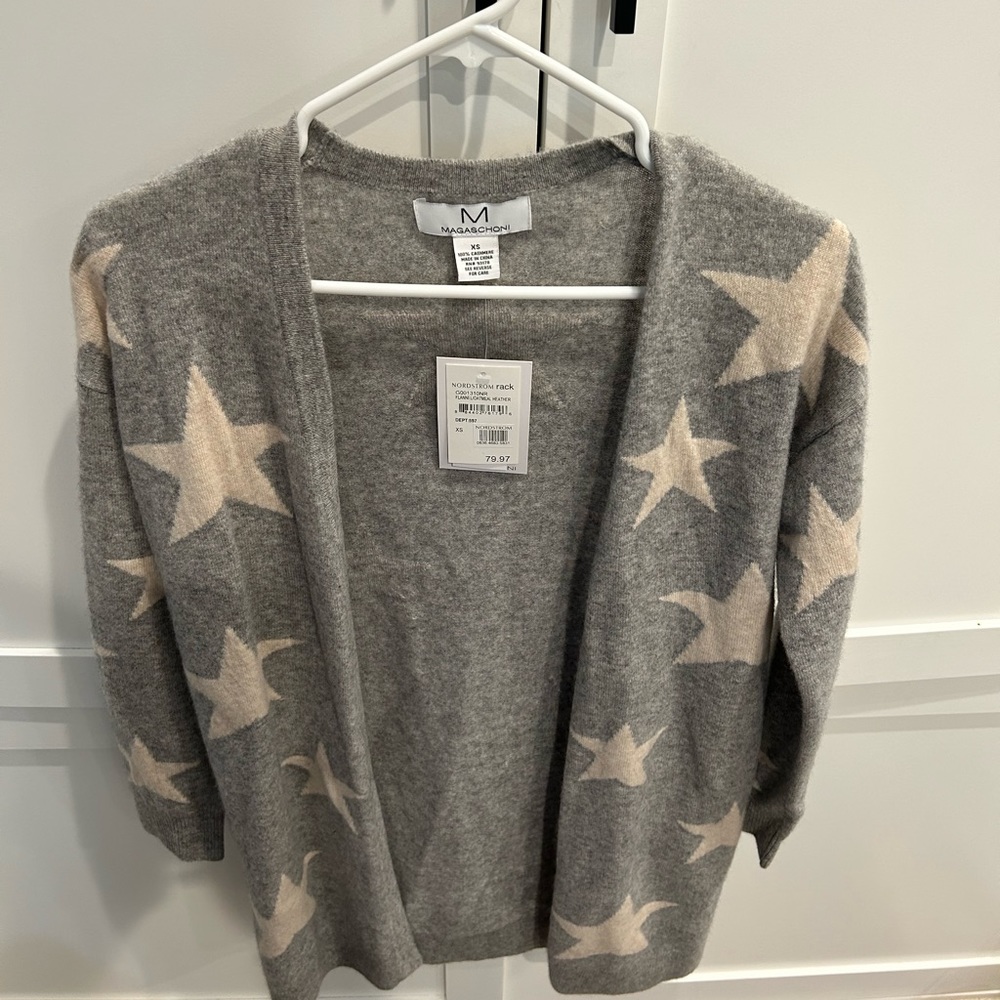 BRAND NEW WITH TAGS 100% Cashmere Women’s Open Cardigan Sweatee size XS